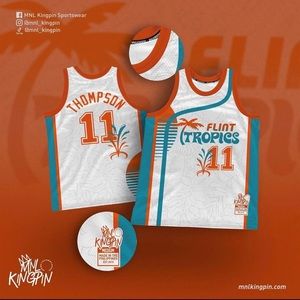 Klay Thompson “Flint Tropics Championship jersey”